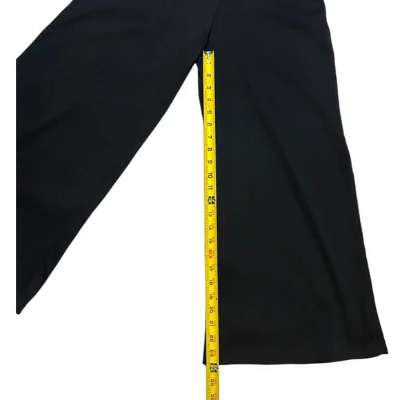 Nike Women's Wide Leg Ribbed Dri Fit Stretch Cropped Pant Size Small Activewear - Picture 4 of 7